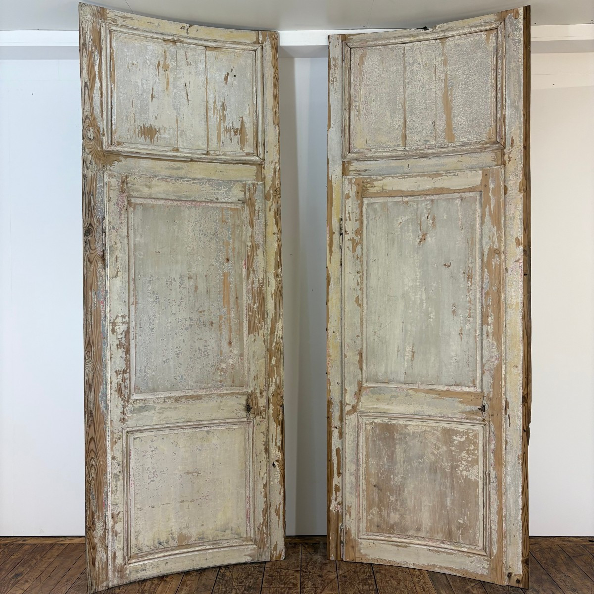 Paire de portes concaves XVIIIe