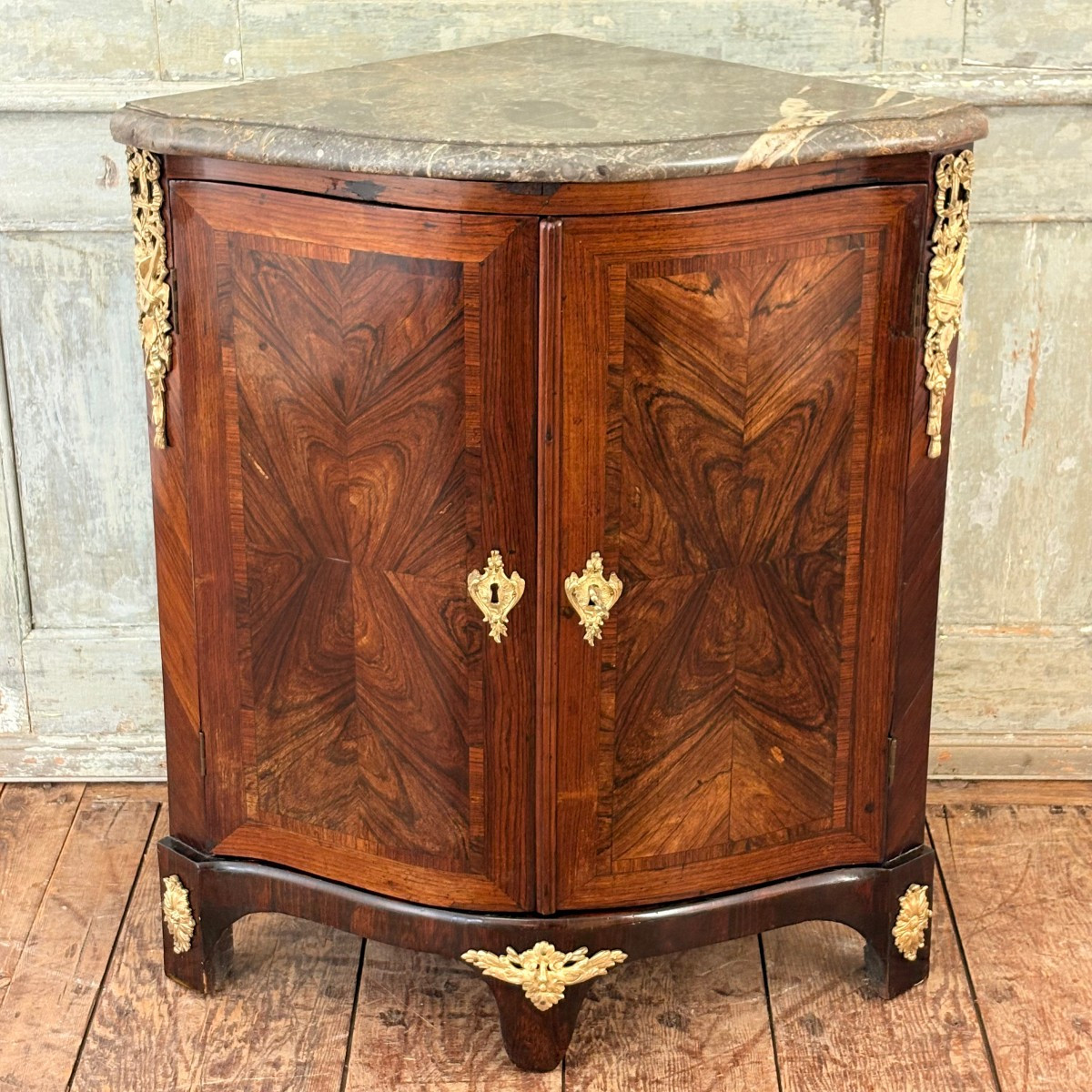 Regency Period Corner Cupboard