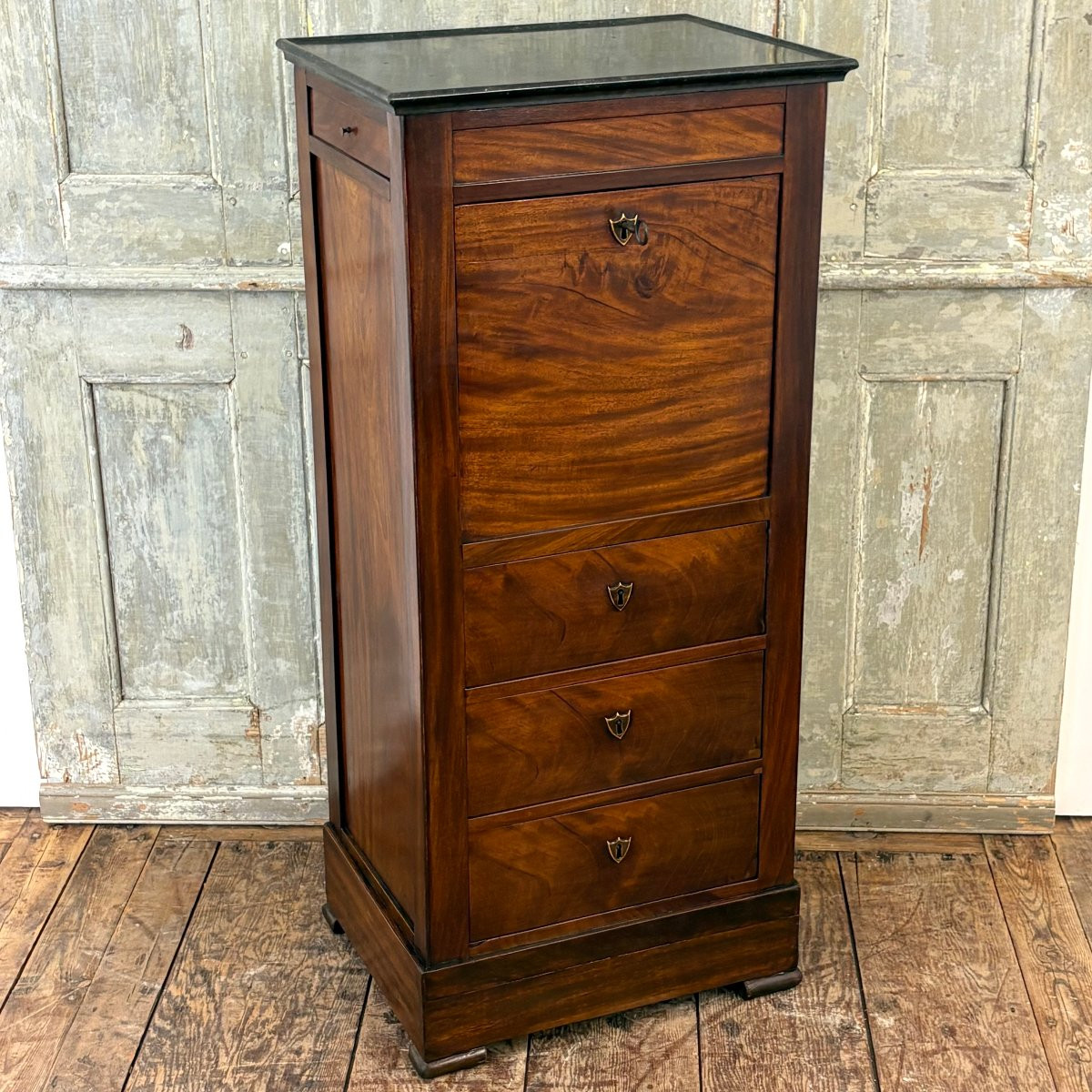 Barber-shaped Secretary, Early 19th Century-photo-3