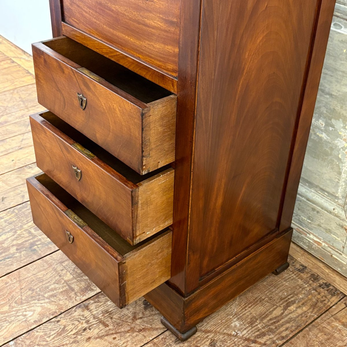 Barber-shaped Secretary, Early 19th Century-photo-3