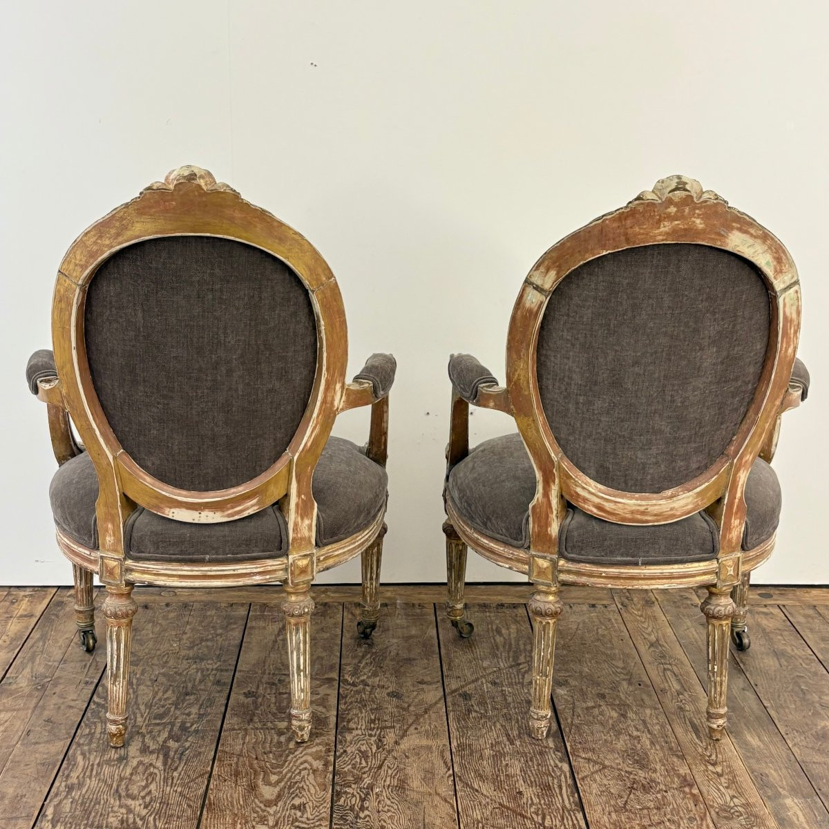 Pair Of Louis XVI Style Chairs-photo-4