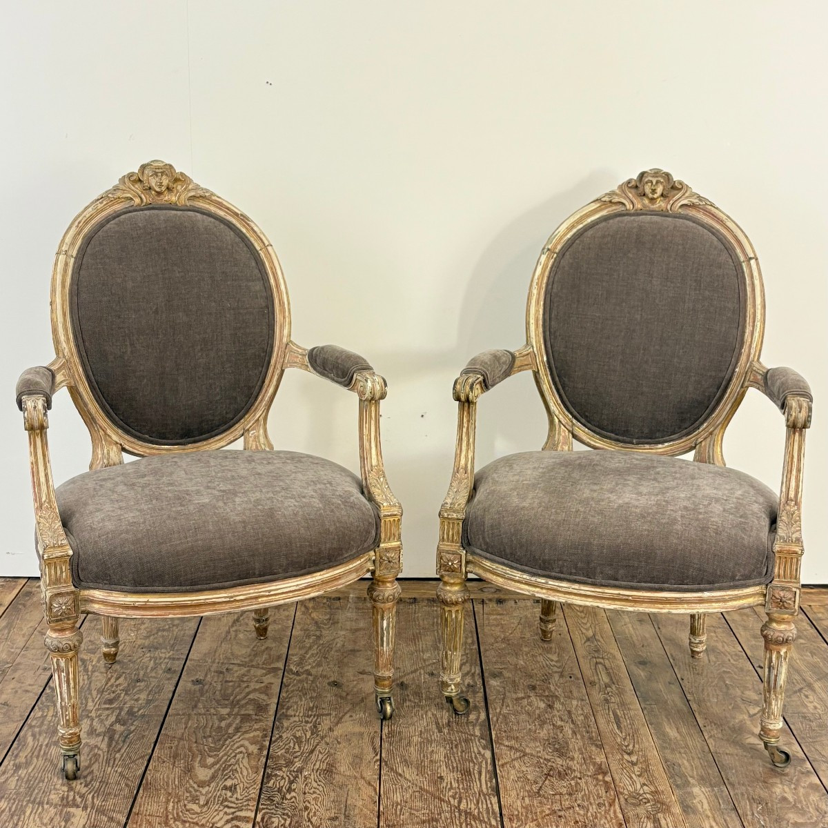 Pair Of Louis XVI Style Chairs