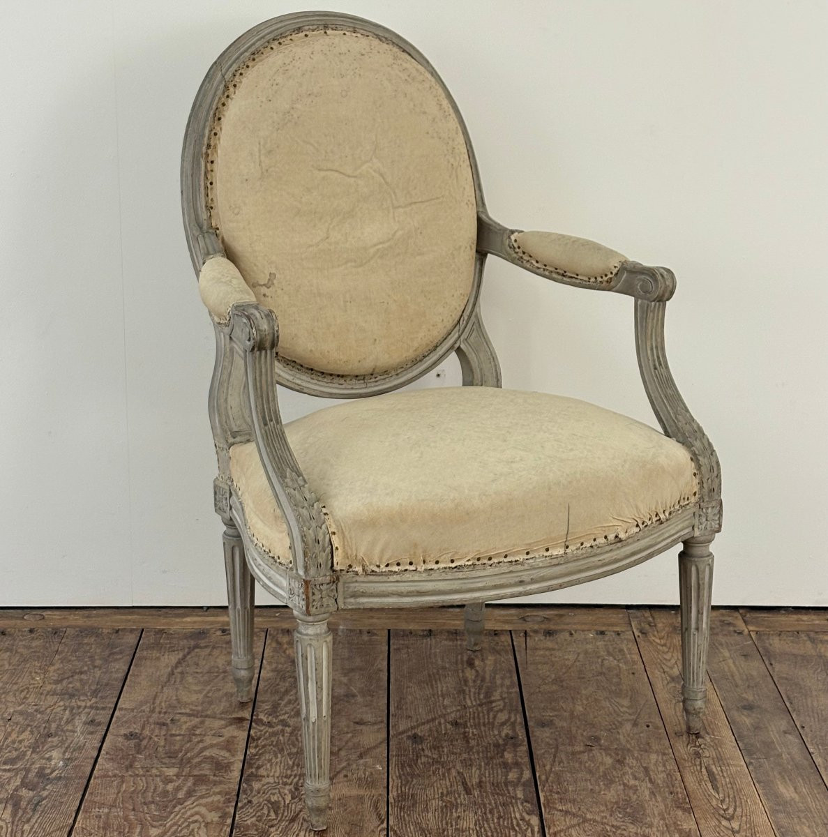 Paire de sièges d'époque Louis XVI-photo-3