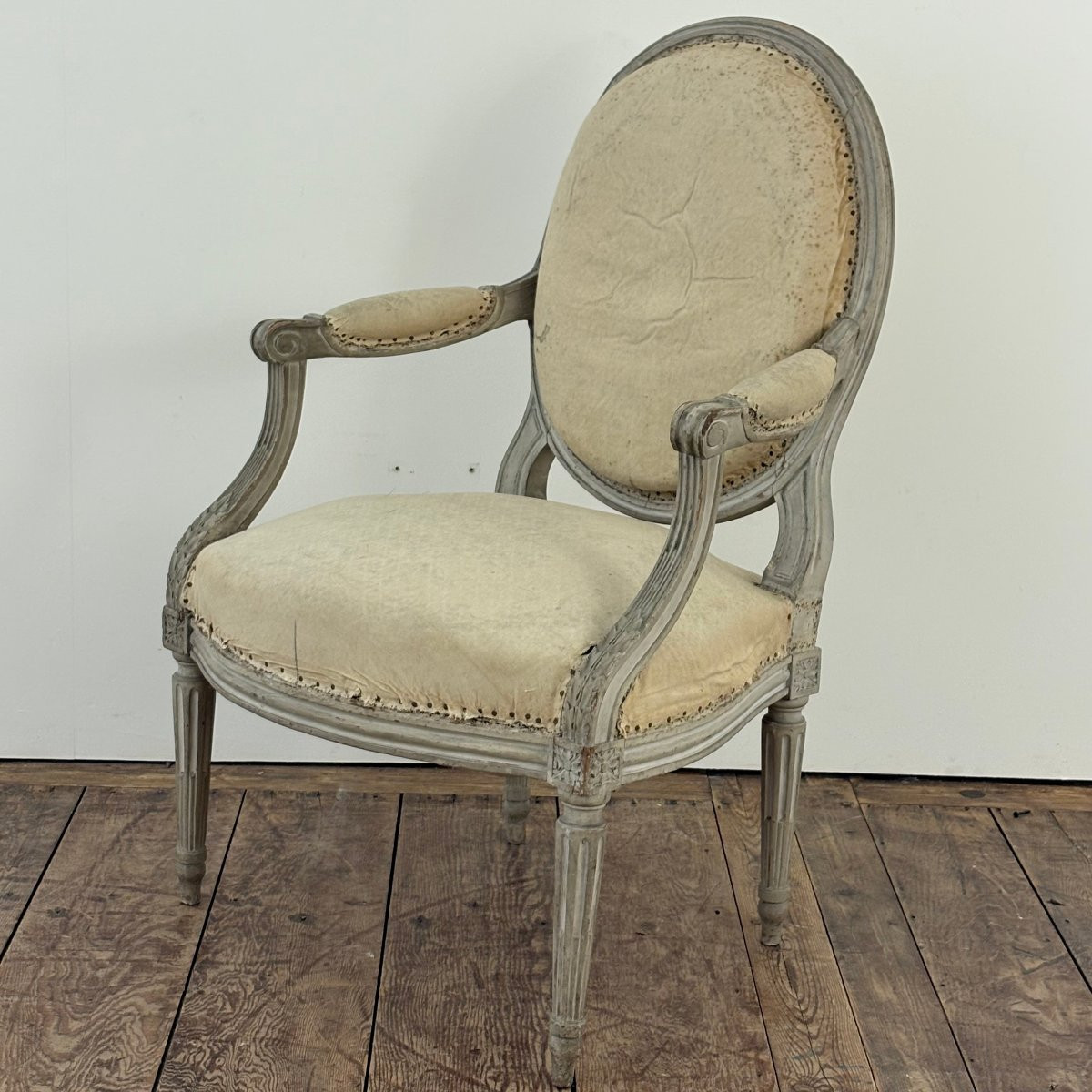 Paire de sièges d'époque Louis XVI-photo-4