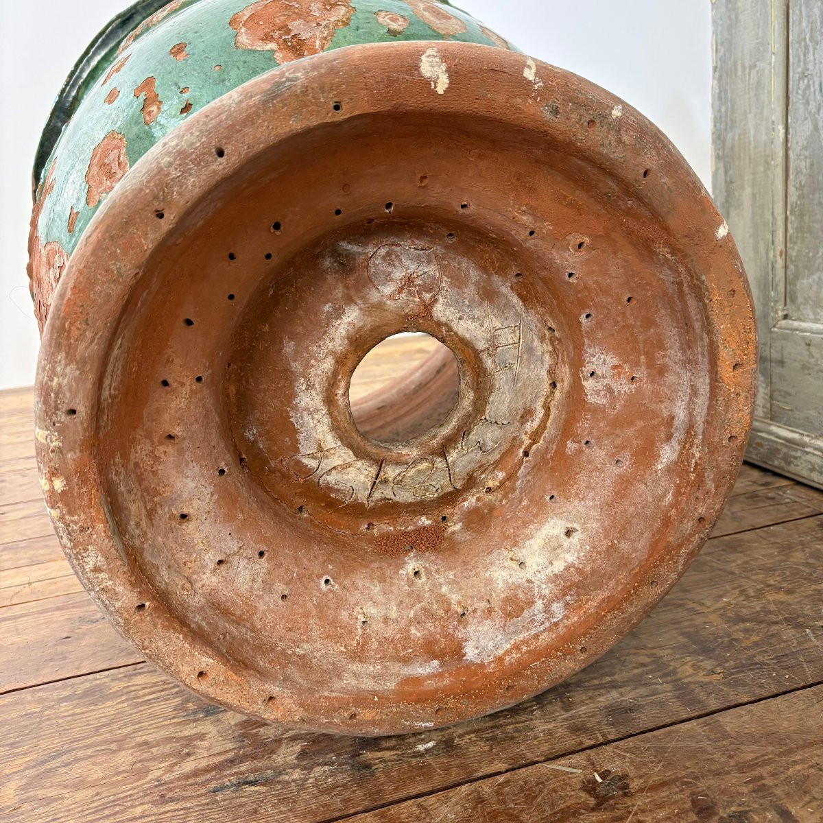 Vase d' Anduze en terre cuite vernissée-photo-7