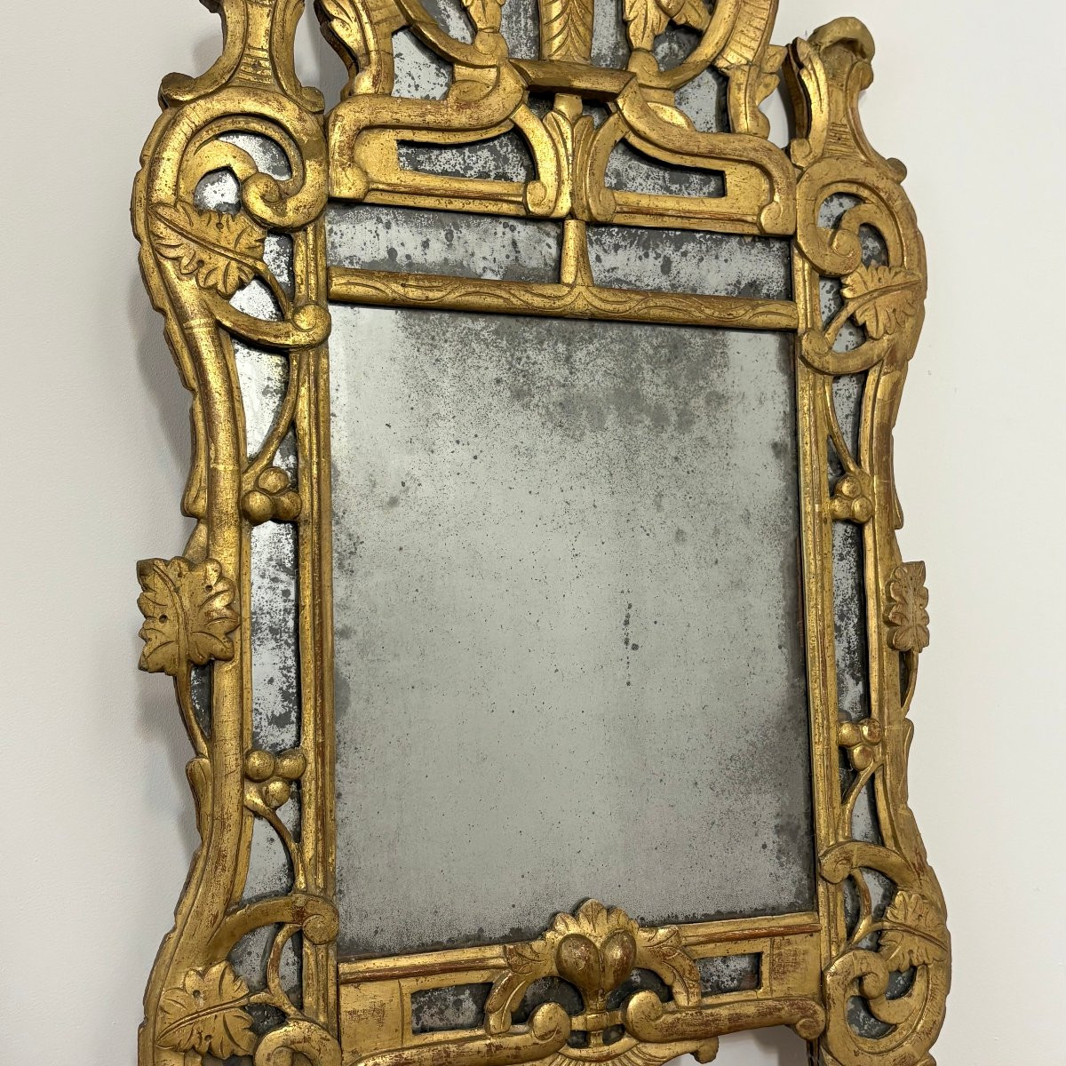 Miroir à parecloses Provençal XVIIIe-photo-5
