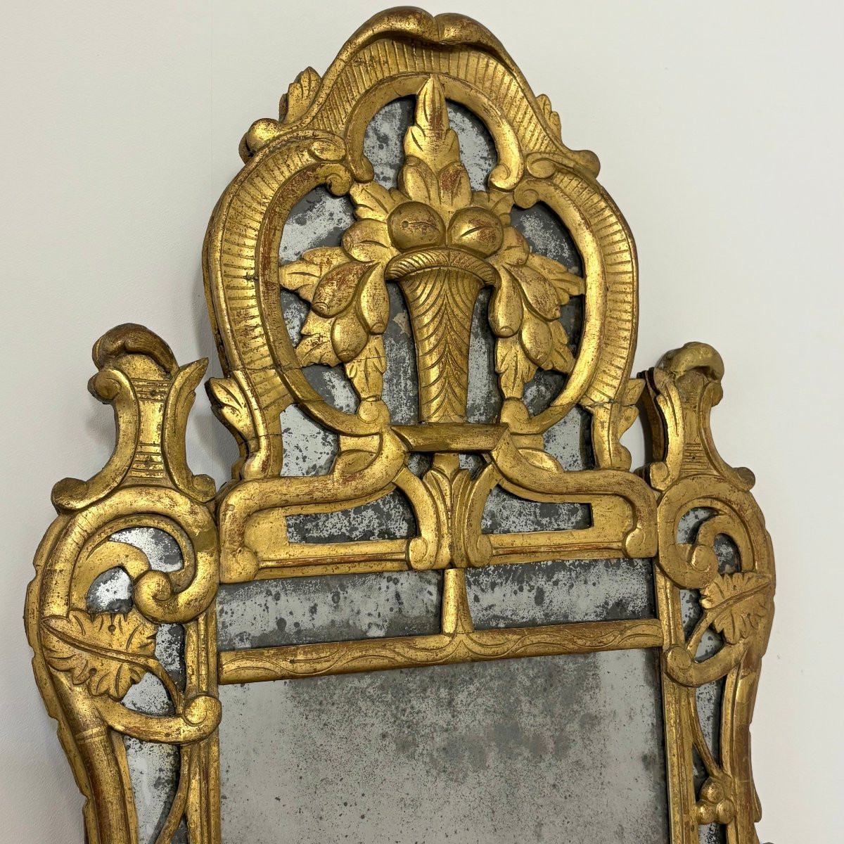 Miroir à parecloses Provençal XVIIIe-photo-6
