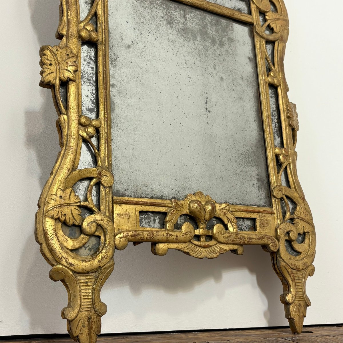 Miroir à parecloses Provençal XVIIIe-photo-7