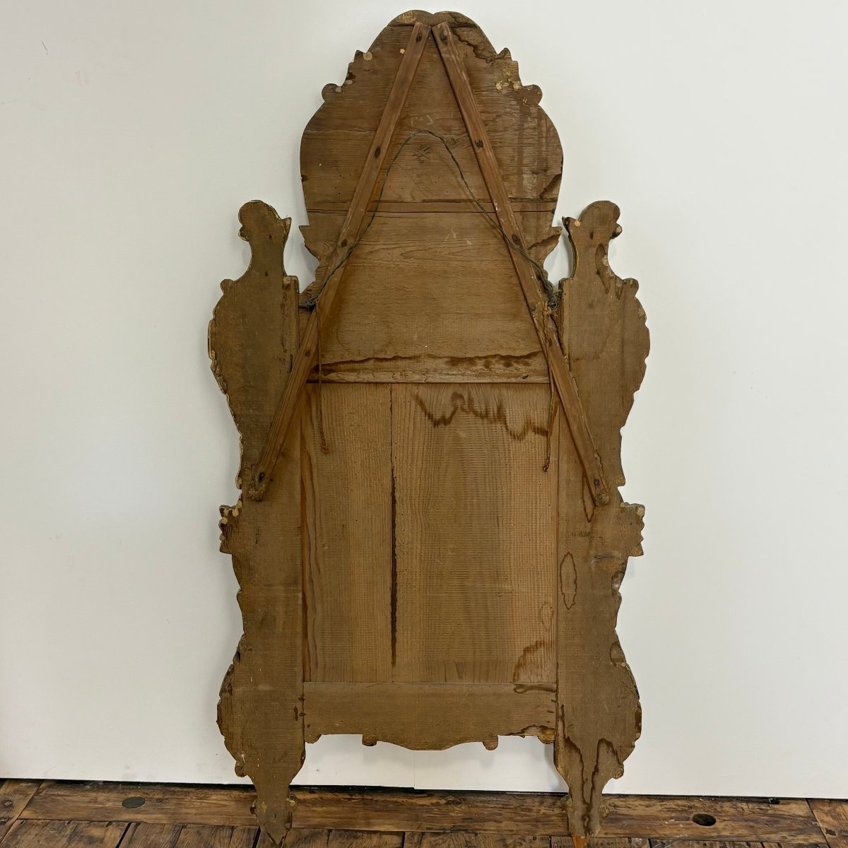 Miroir à parecloses Provençal XVIIIe-photo-8