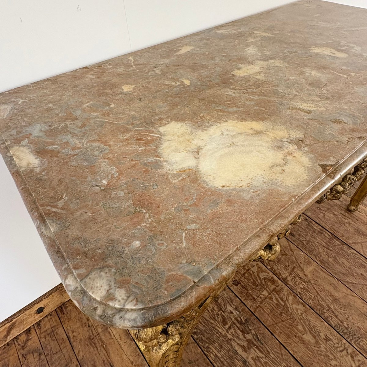 Transition Period Giltwood Console-photo-1