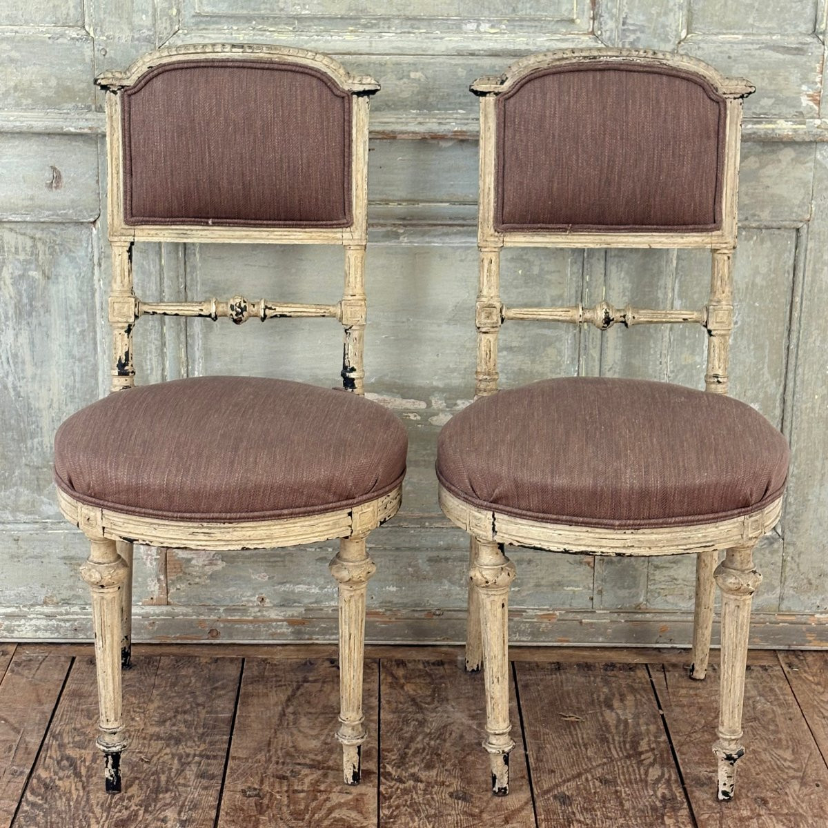 Pair Of 19th-century Chairs-photo-3