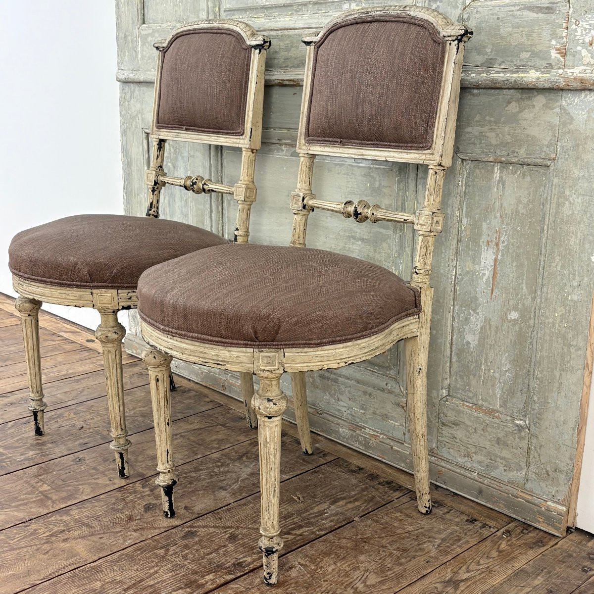 Pair Of 19th-century Chairs-photo-4