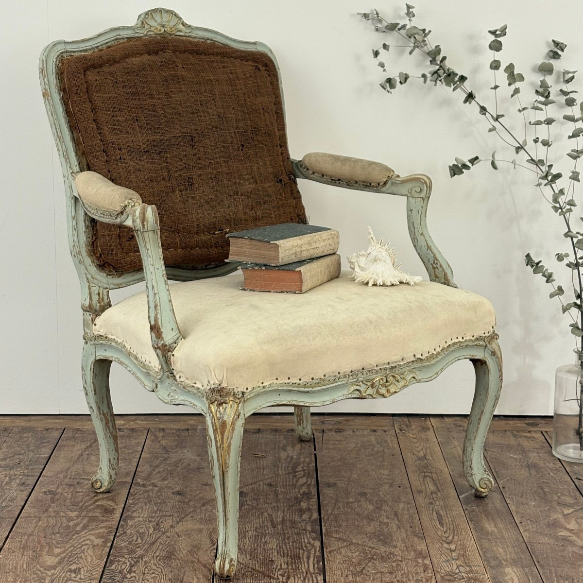 Large Louis XV Period Queen's Chair