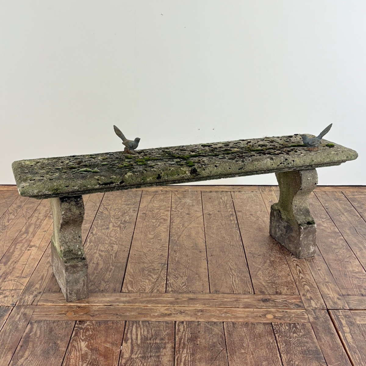 Banc en pierre reconstiuée