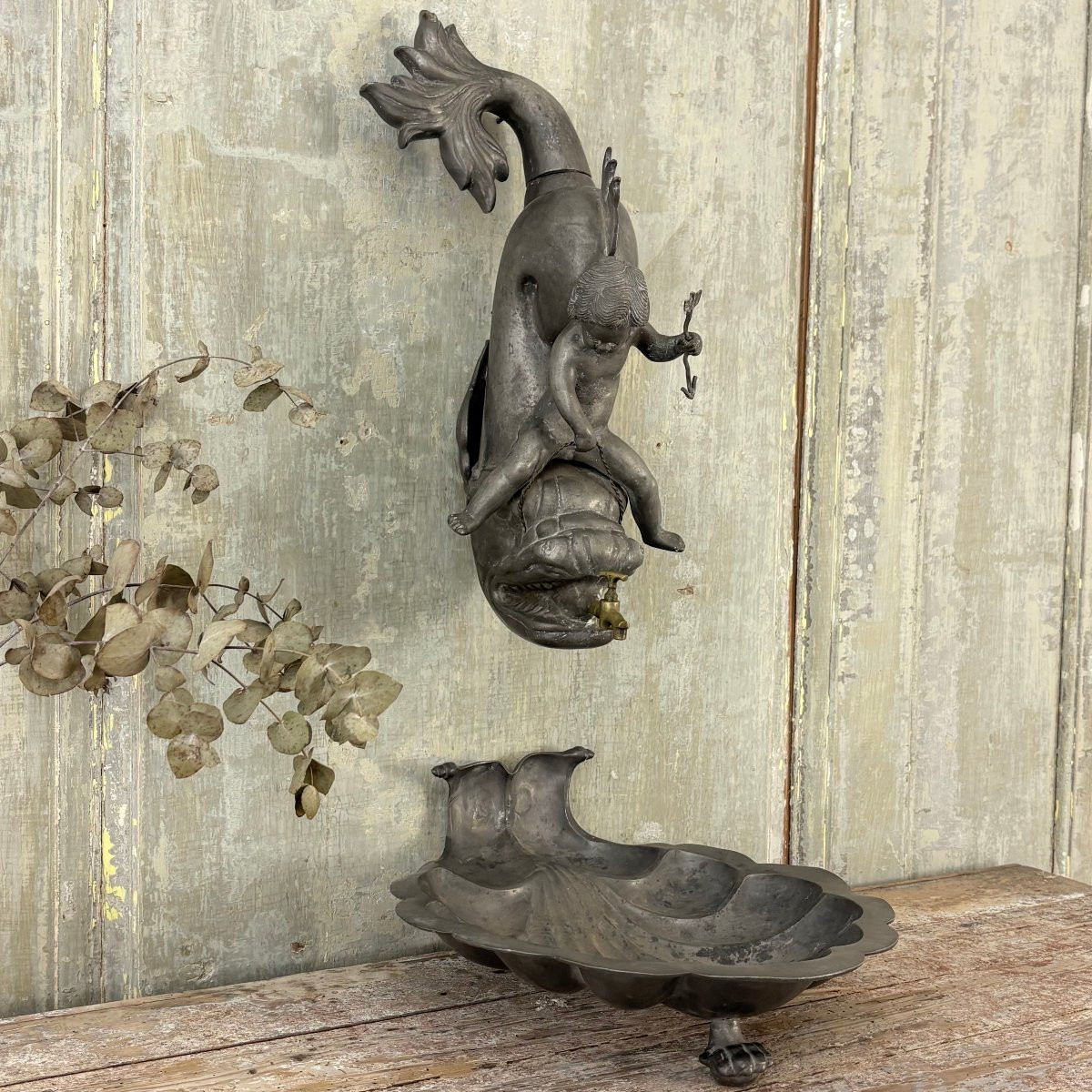 Fontaine à eau en étain-photo-2