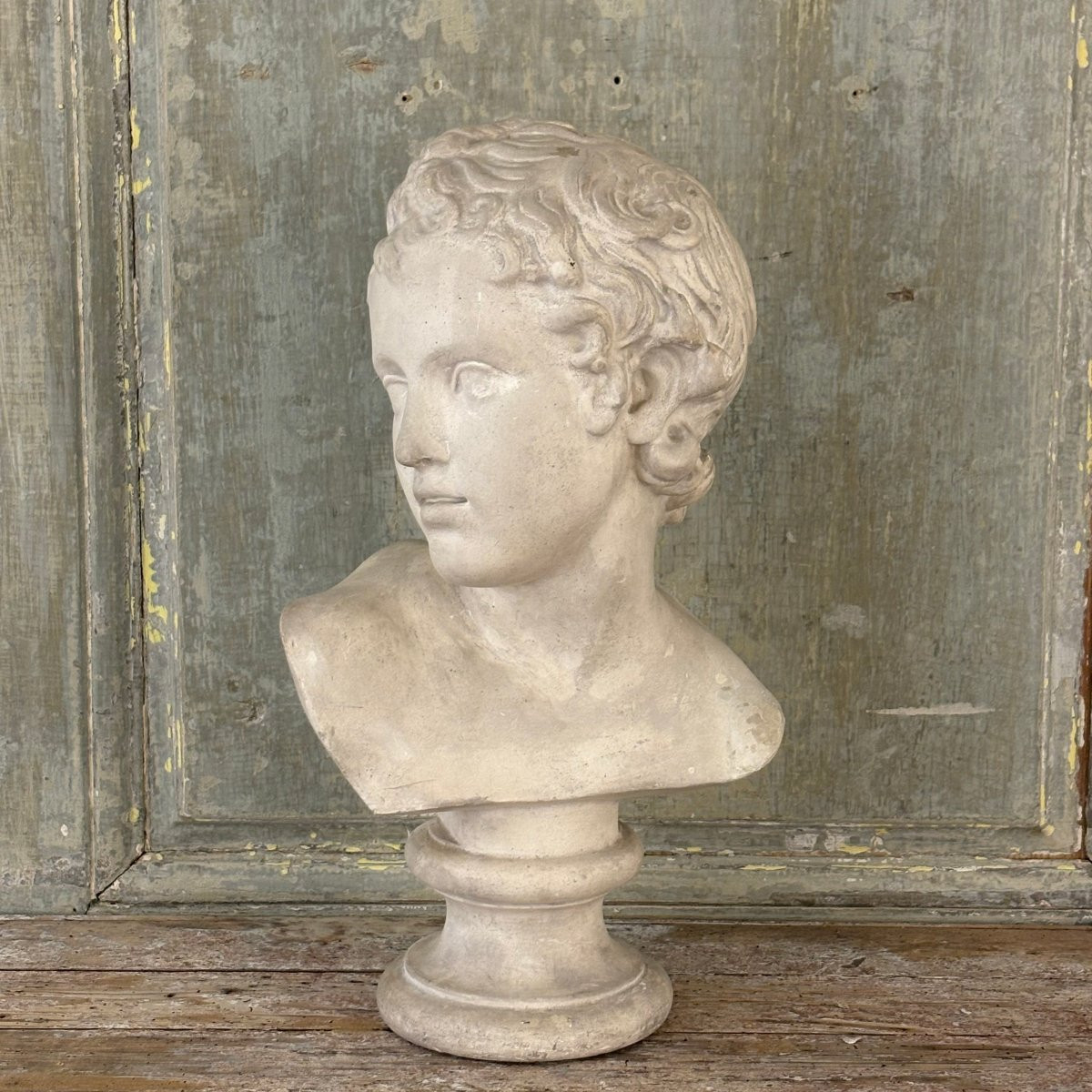 Late 19th-century Plaster Bust Of Eros-photo-1