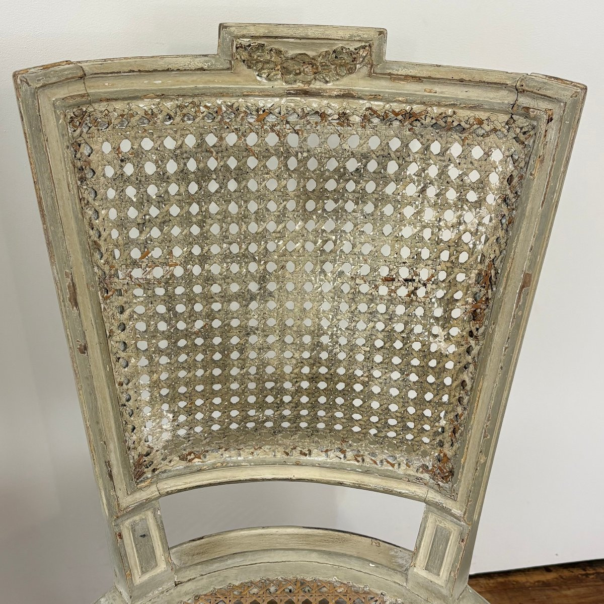 Paire de chaises d'époque Louis XVI-photo-5