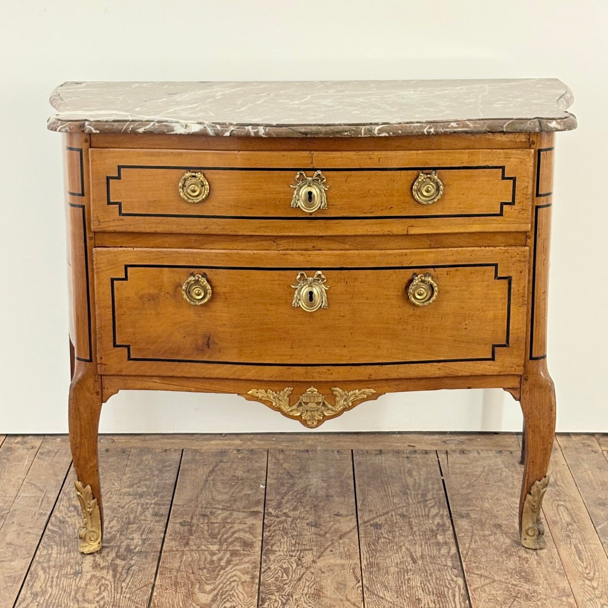 Petite commode d'époque Transition Louis XV Louis XVI-photo-2