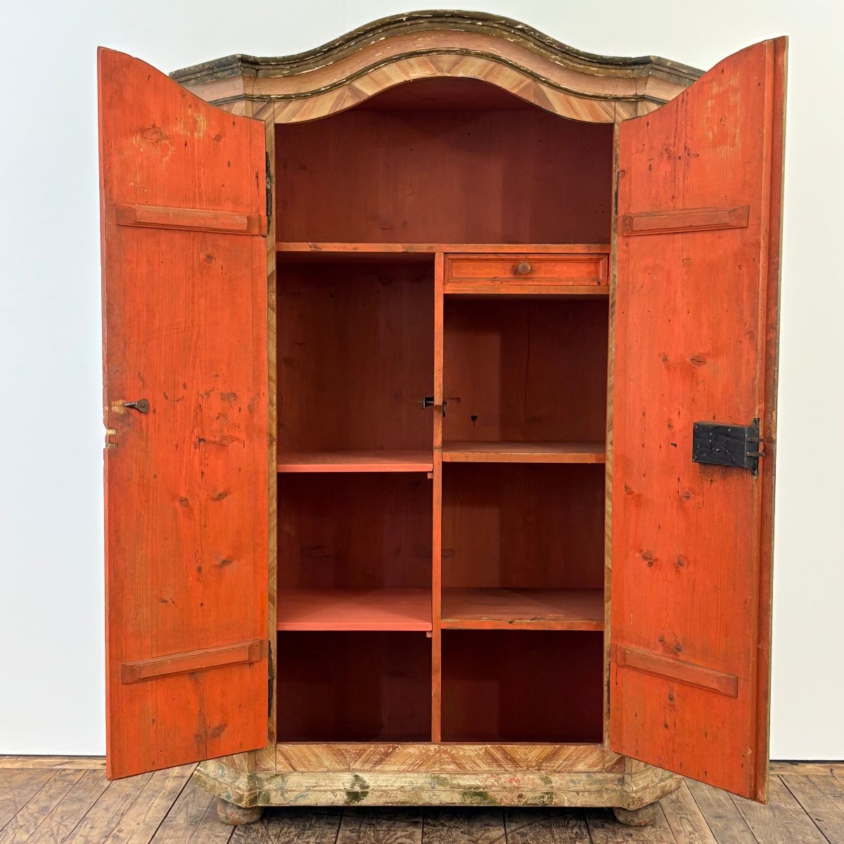 Petite armoire Alsacienne fin XVIIIe-photo-3