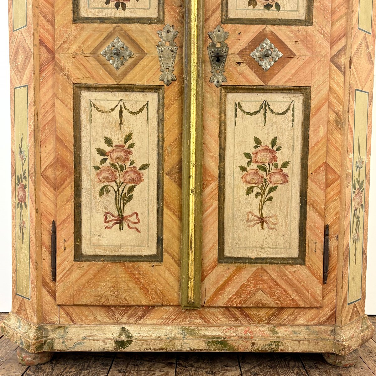 Petite armoire Alsacienne fin XVIIIe-photo-1