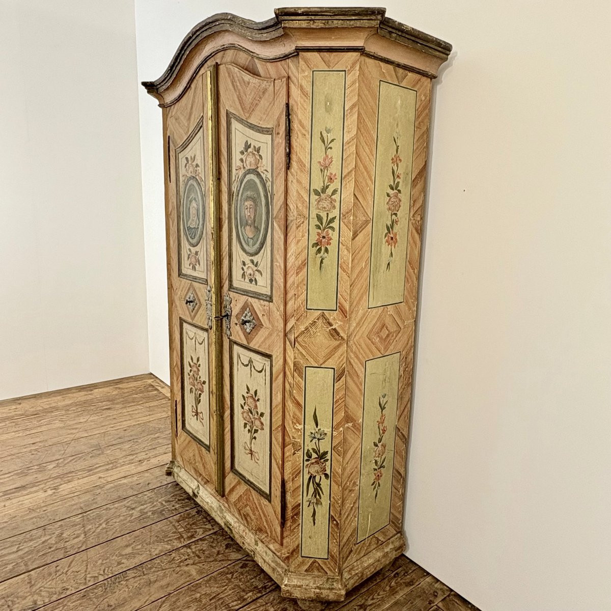 Petite armoire Alsacienne fin XVIIIe-photo-5