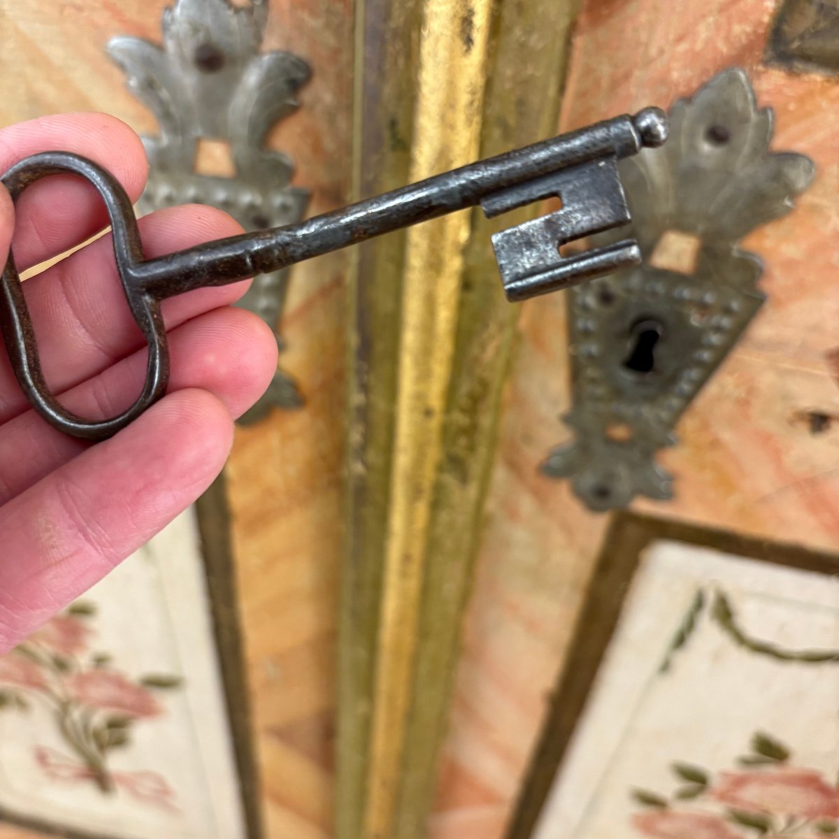 Petite armoire Alsacienne fin XVIIIe-photo-7