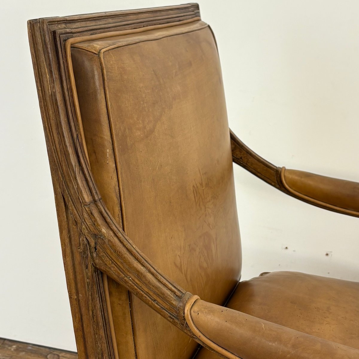 Large siège estampillé de Georges Jacob-photo-1