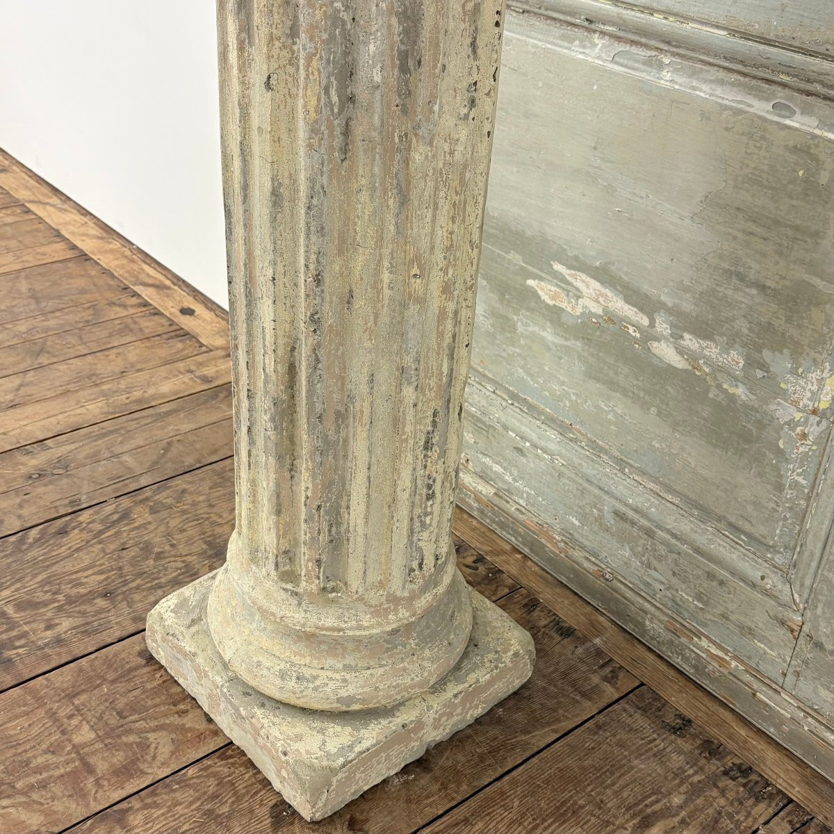 Colonne tronc en pierre reconstituée-photo-3