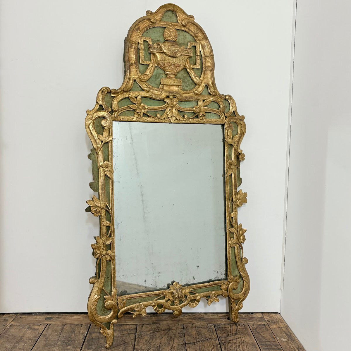 Large Provençal Mirror From The Transition Period-photo-4