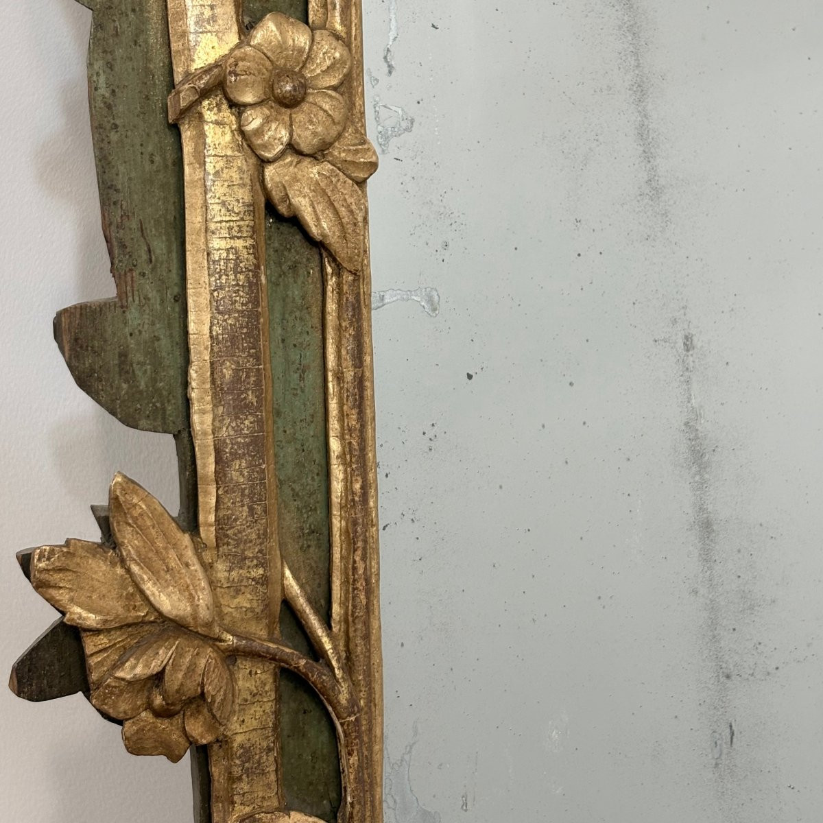 Large Provençal Mirror From The Transition Period-photo-2