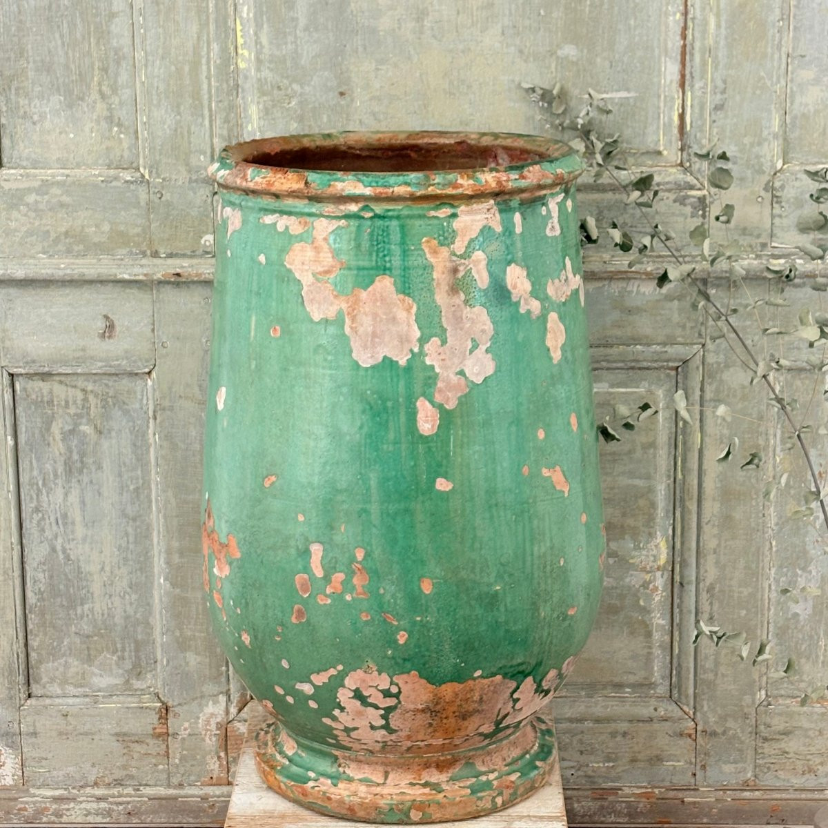 19th-century Glazed Earthenware Vase From Tornac-photo-4