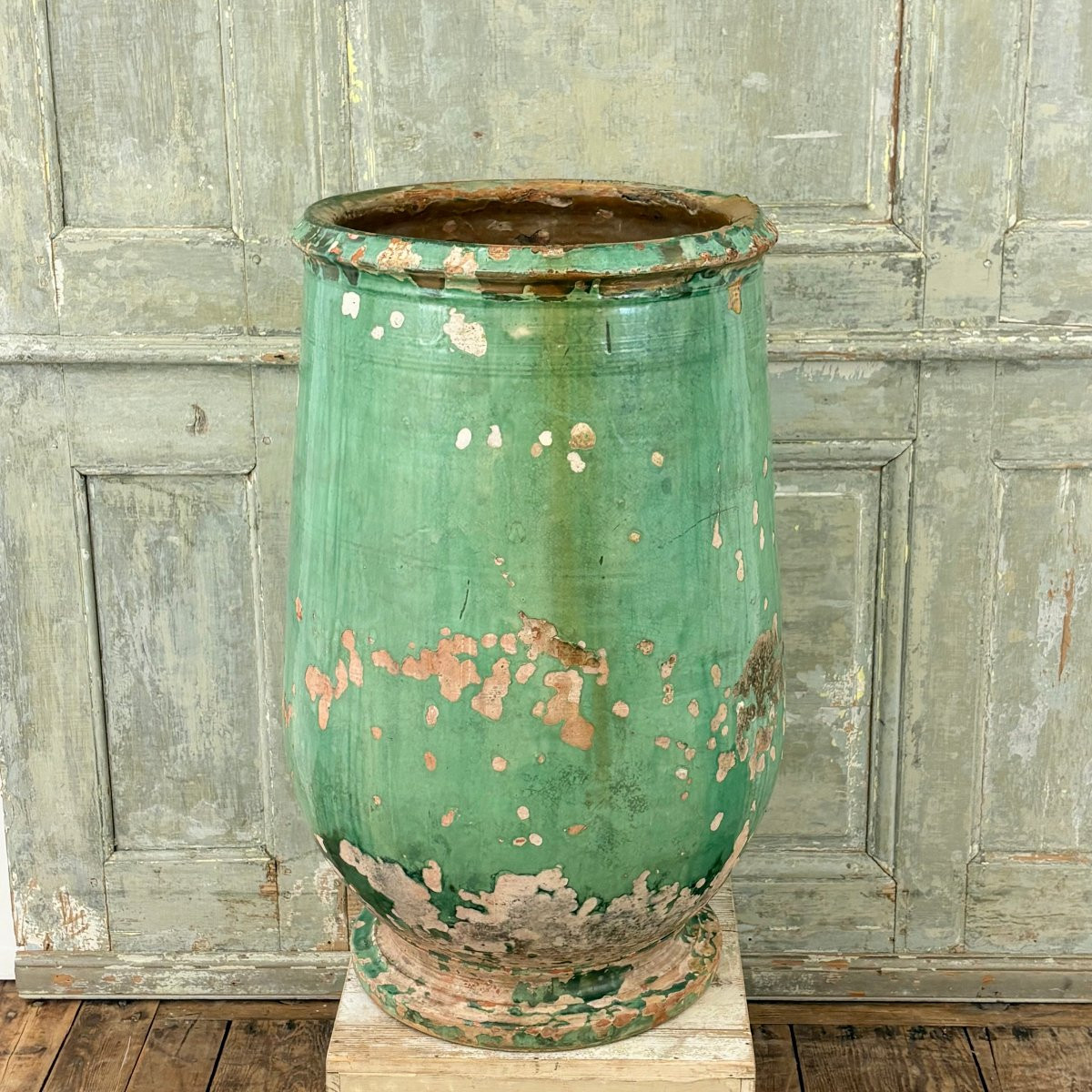 19th-century Glazed Earthenware Vase From Tornac-photo-5