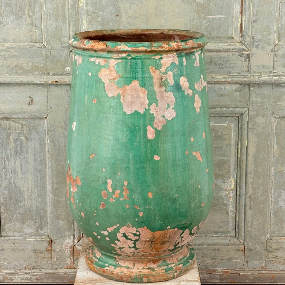 19th-century Glazed Earthenware Vase From Tornac-photo-6