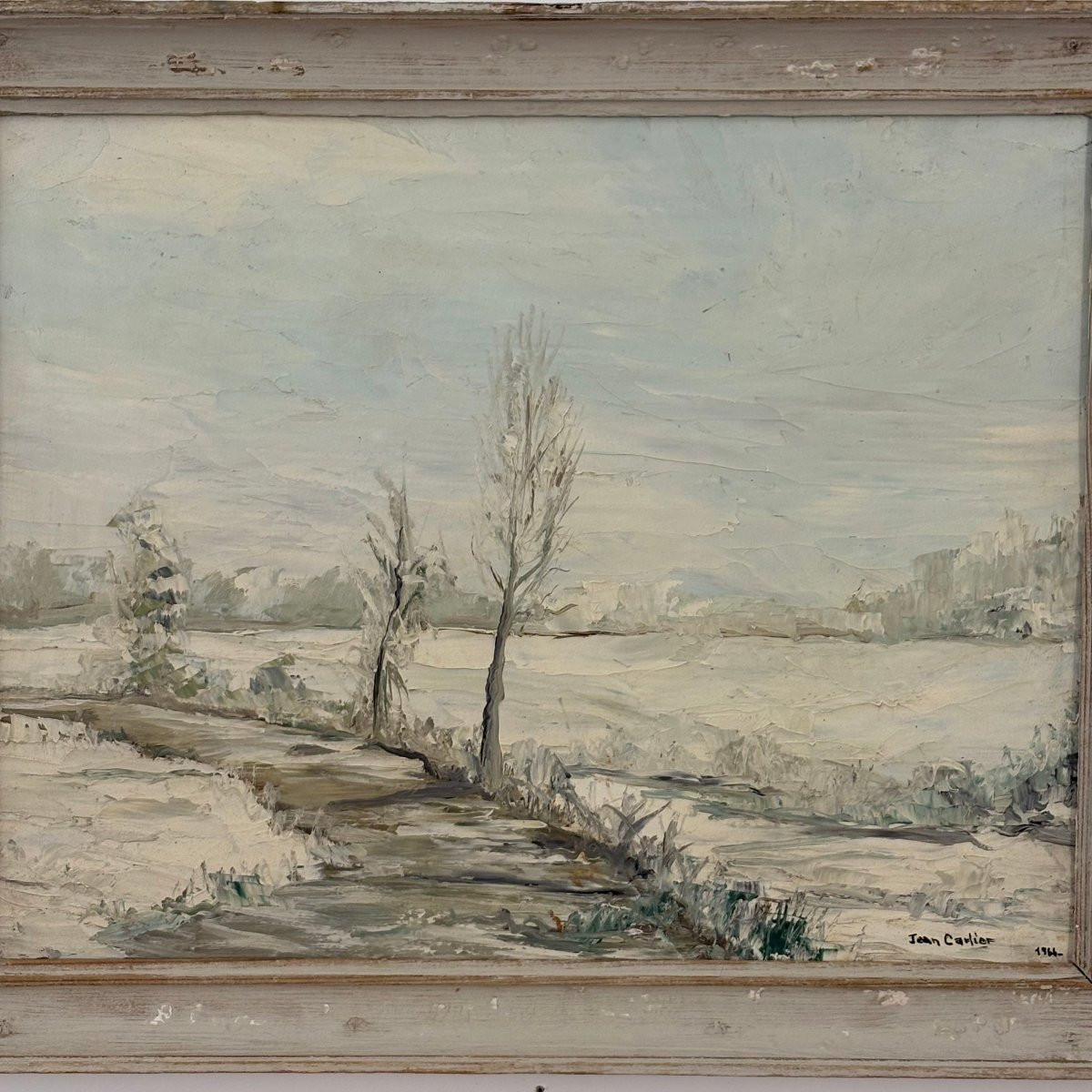 Landscape Under The Snow By Jean Carlier-photo-2
