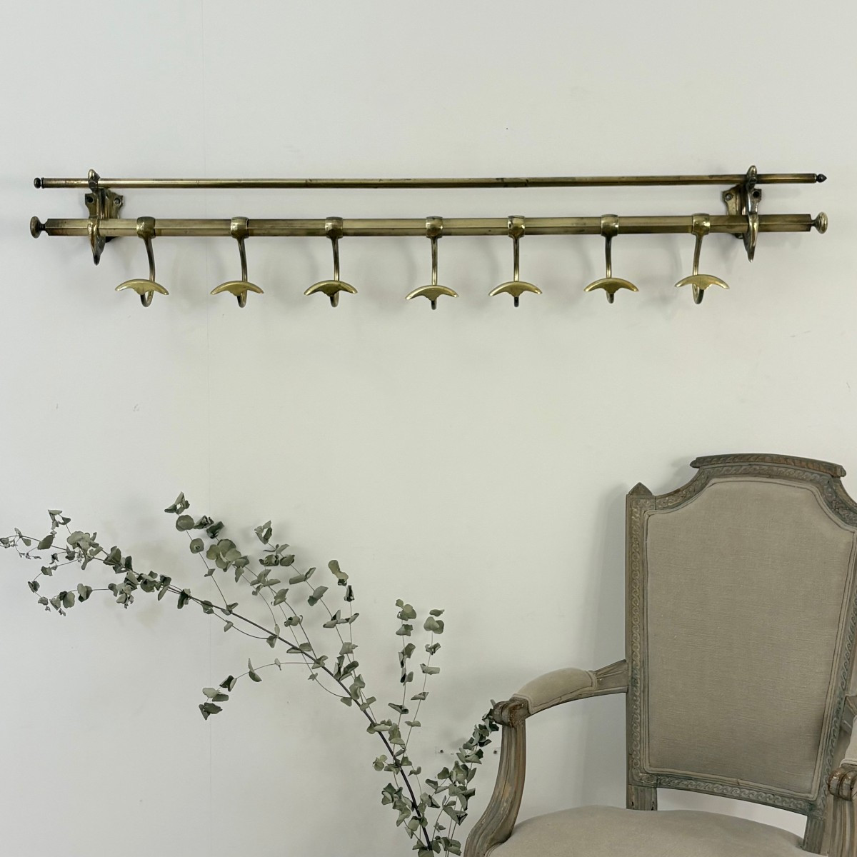 Brass Coat Rack 1900