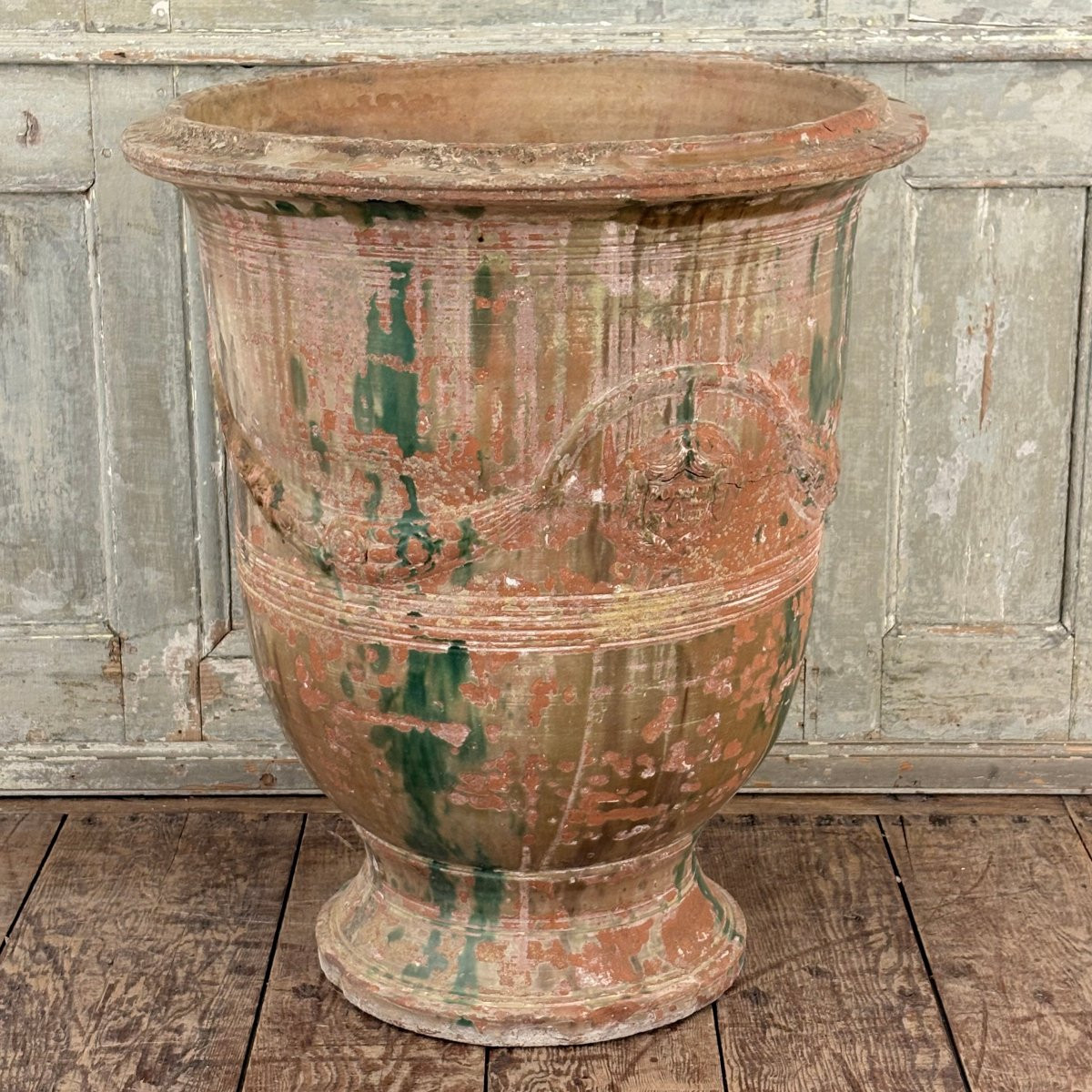 Vase By Boisset In Anduze 19th Century-photo-2