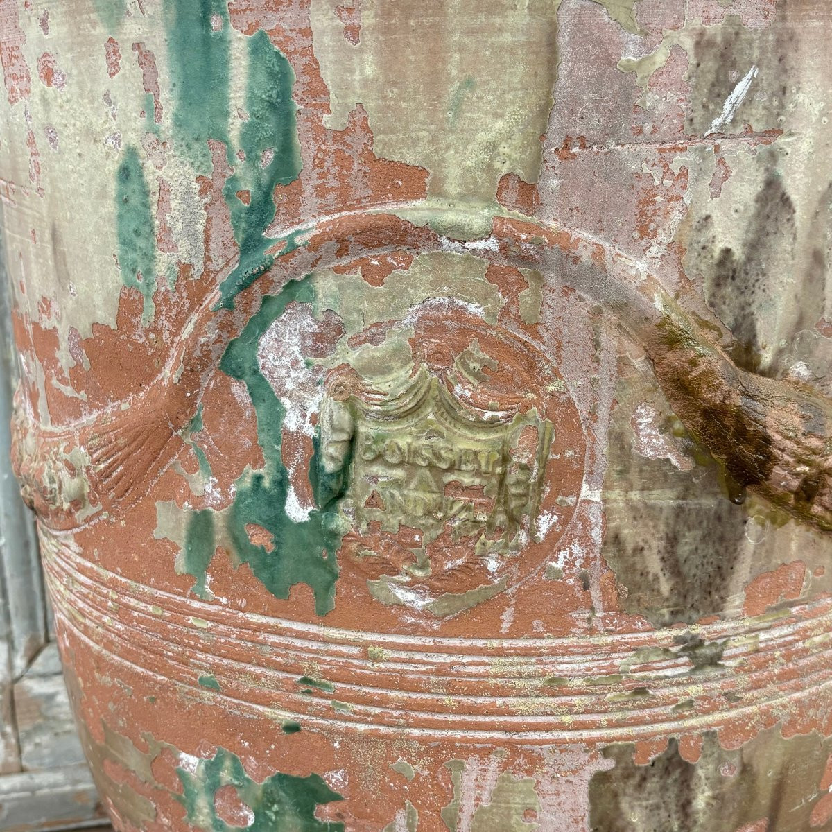 Vase By Boisset In Anduze 19th Century-photo-3
