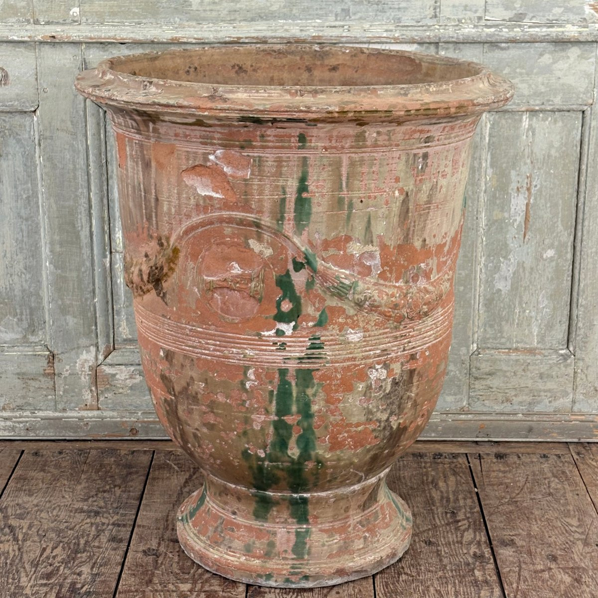 Vase By Boisset In Anduze 19th Century-photo-1