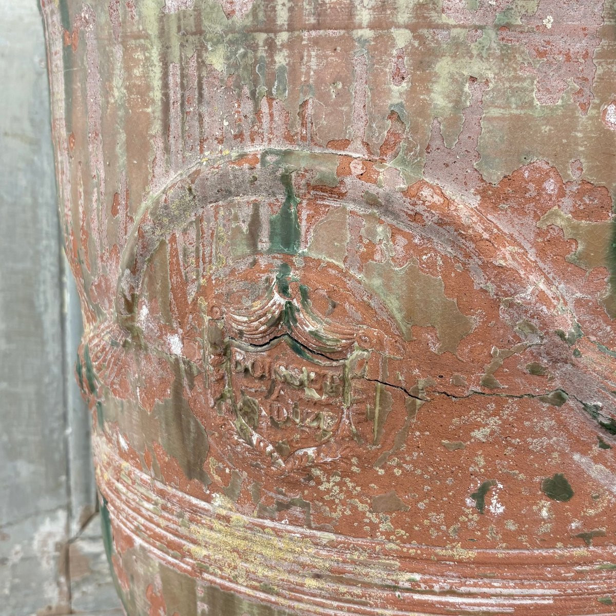 Vase By Boisset In Anduze 19th Century-photo-3