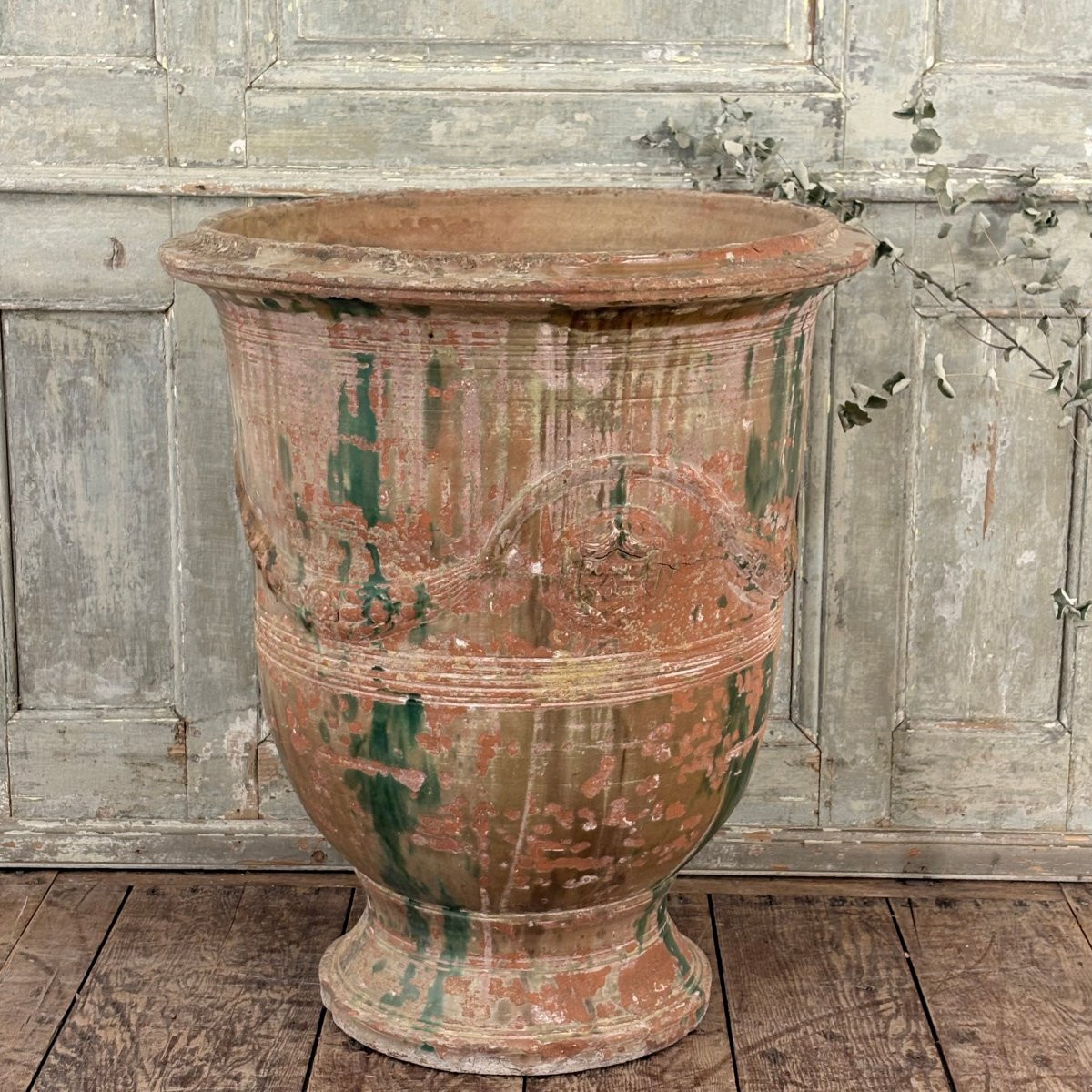 Vase By Boisset In Anduze 19th Century-photo-7