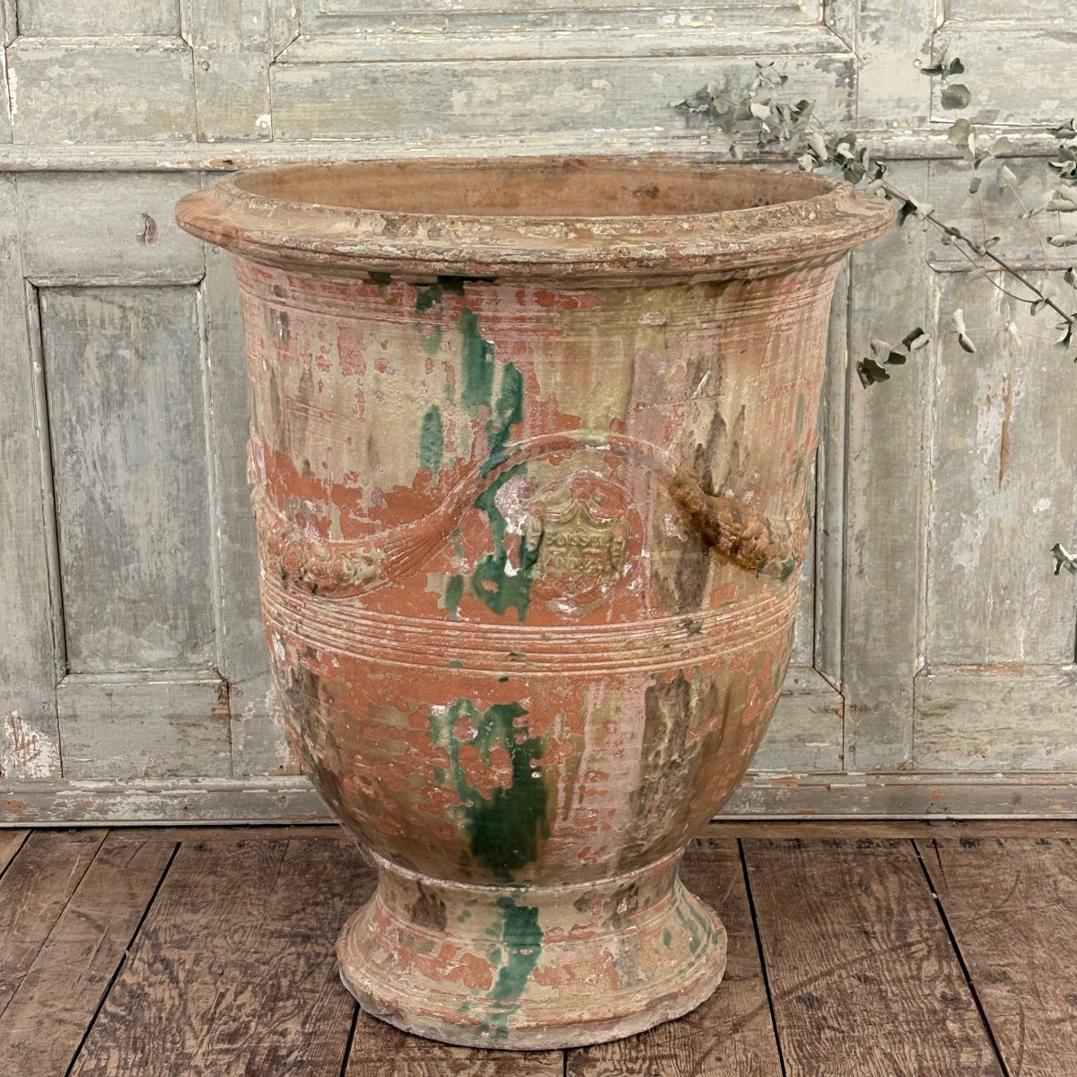 Vase By Boisset In Anduze 19th Century-photo-8