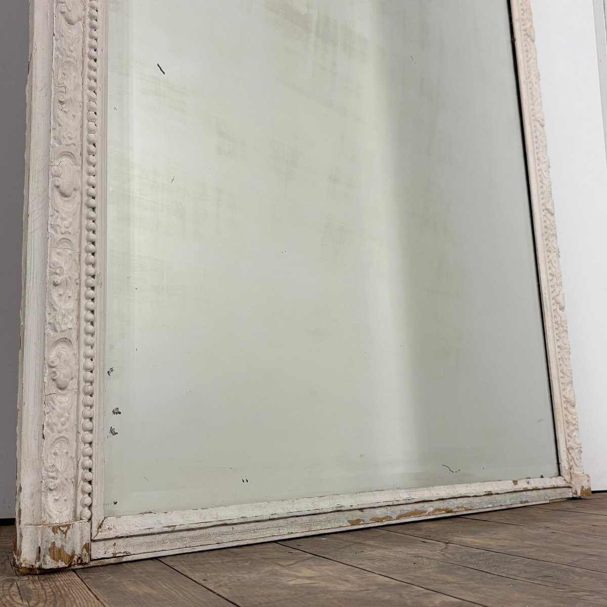 Grand miroir de boiserie de style régence-photo-3