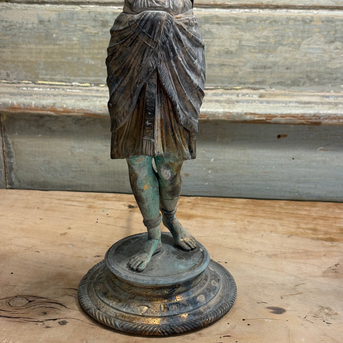 Paire de lampes "Pharaon" XIXe-photo-3