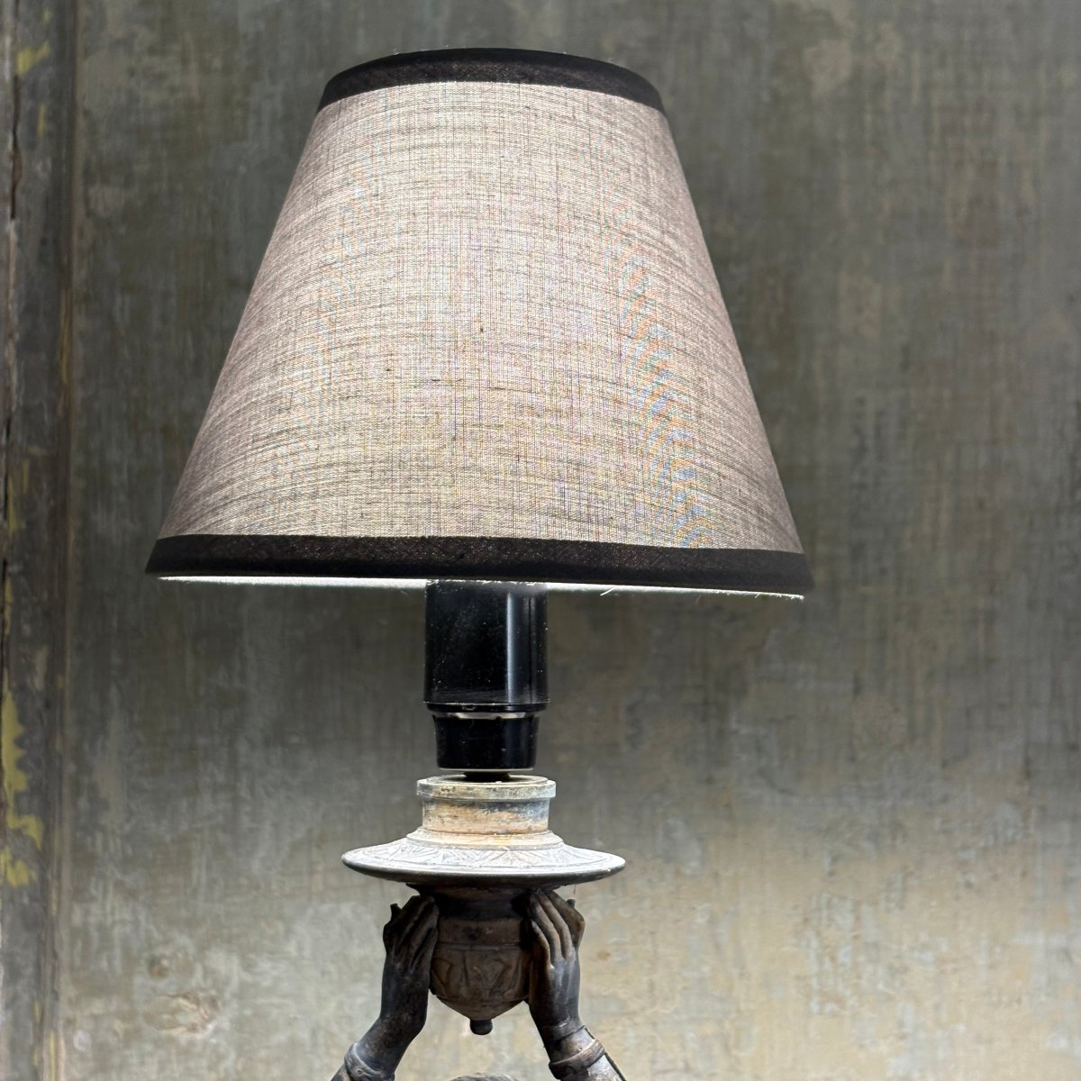 Paire de lampes "Pharaon" XIXe-photo-2