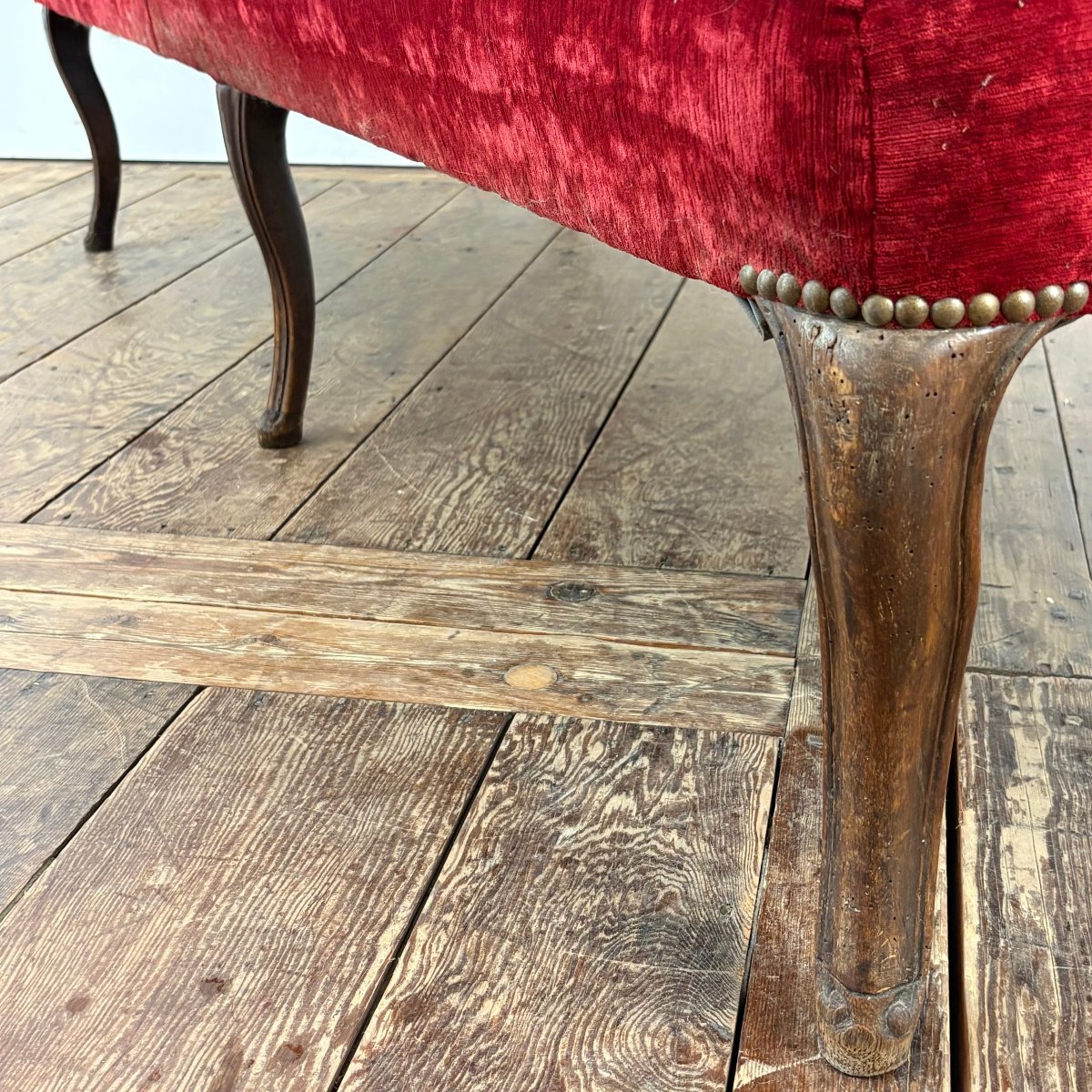 Regence Period Chaise Longue-photo-4