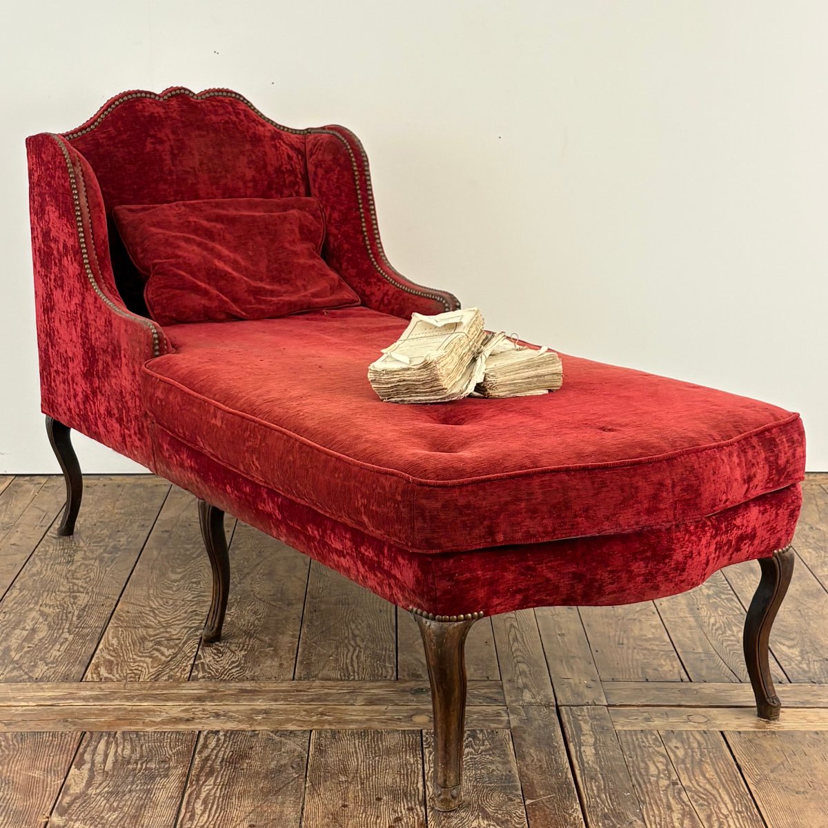 Regence Period Chaise Longue-photo-8