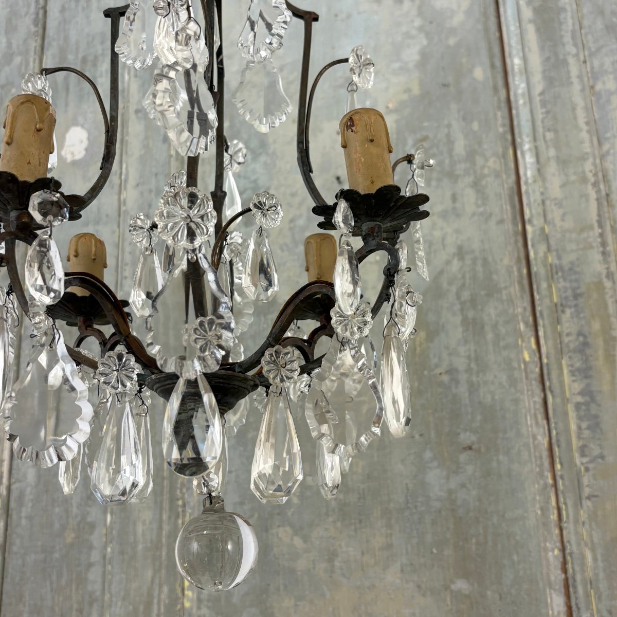 Petit lustre cage de style Régence-photo-3