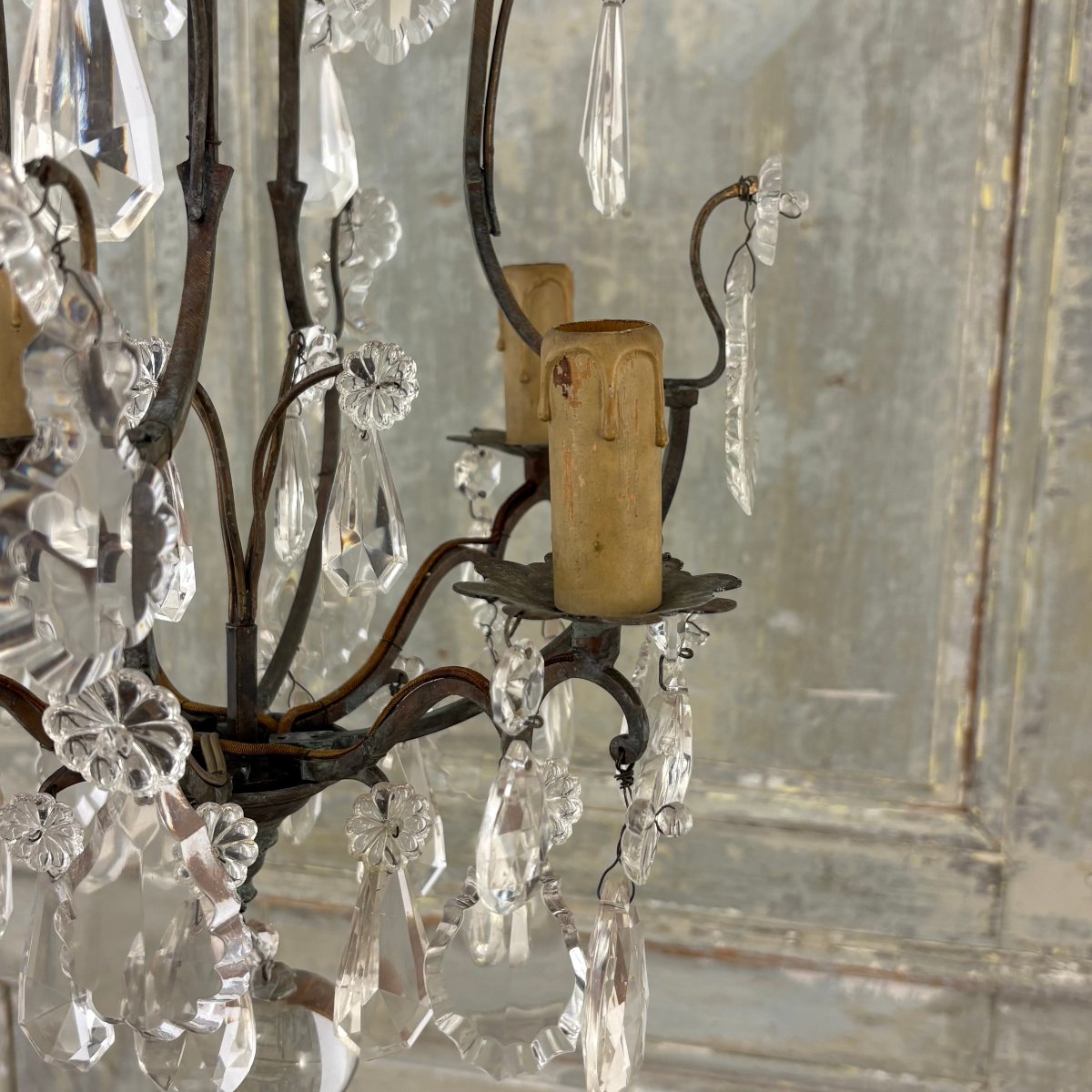 Petit lustre cage de style Régence-photo-1