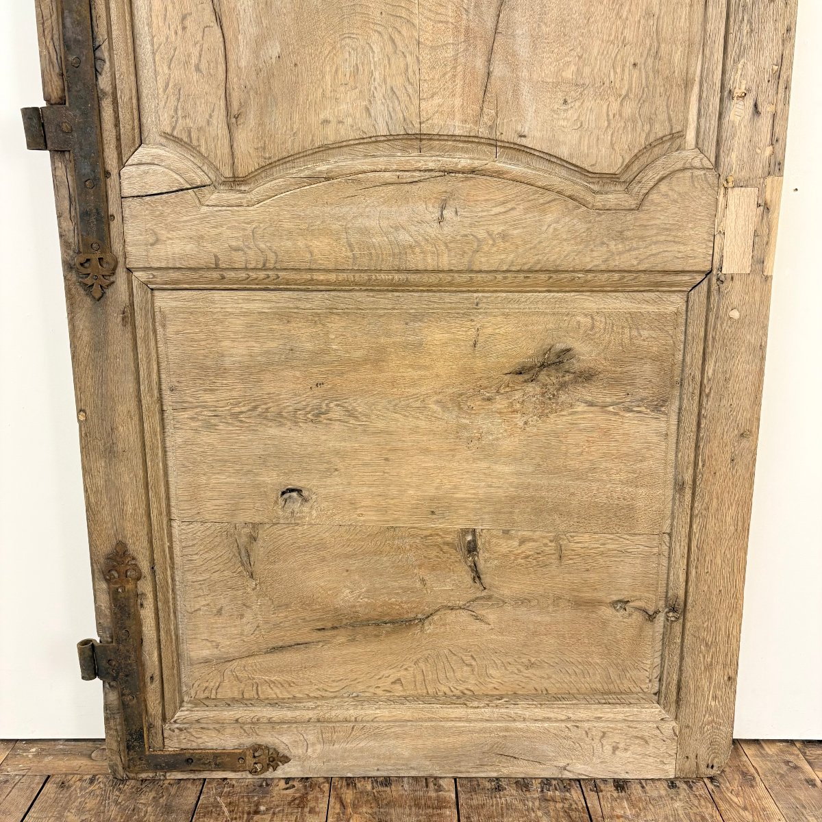 18th Century Oak Communication Door-photo-3