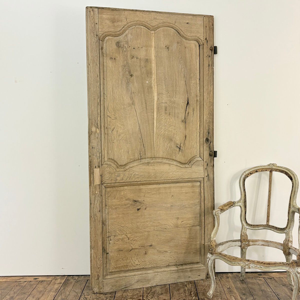 18th Century Oak Communication Door